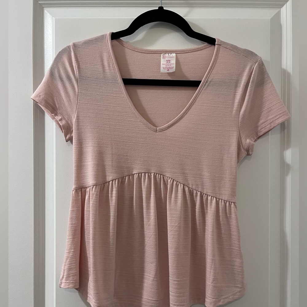 No Boundaries size small light pink top